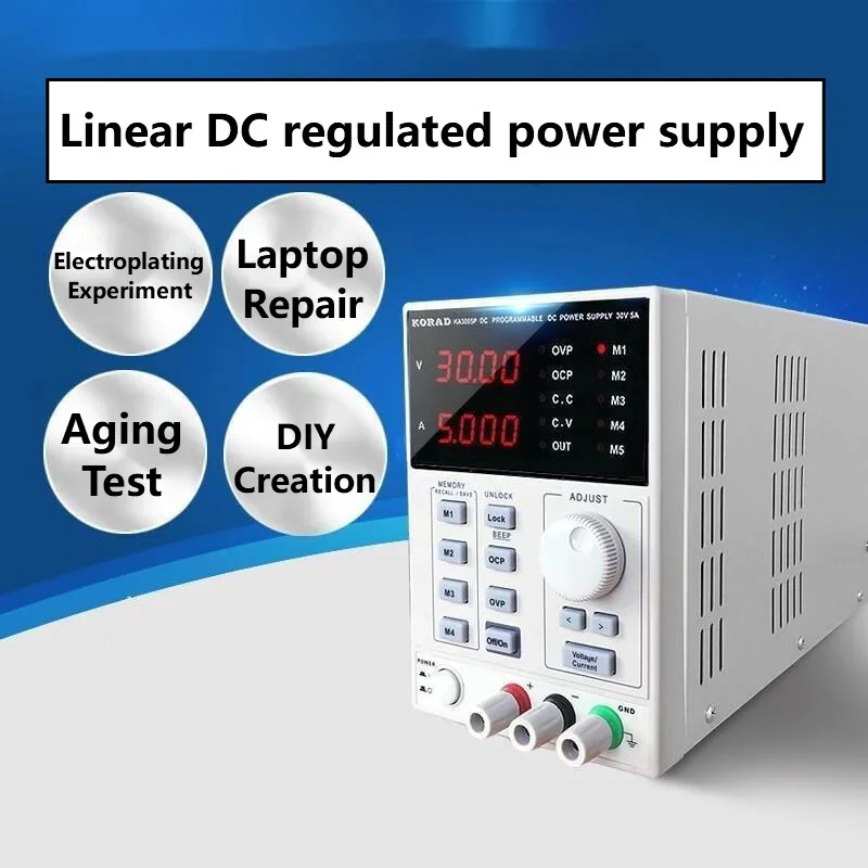 Programmable Linear Dc Power Supply 30V 10A - 30V 60V 2A 3A 5A 10A
