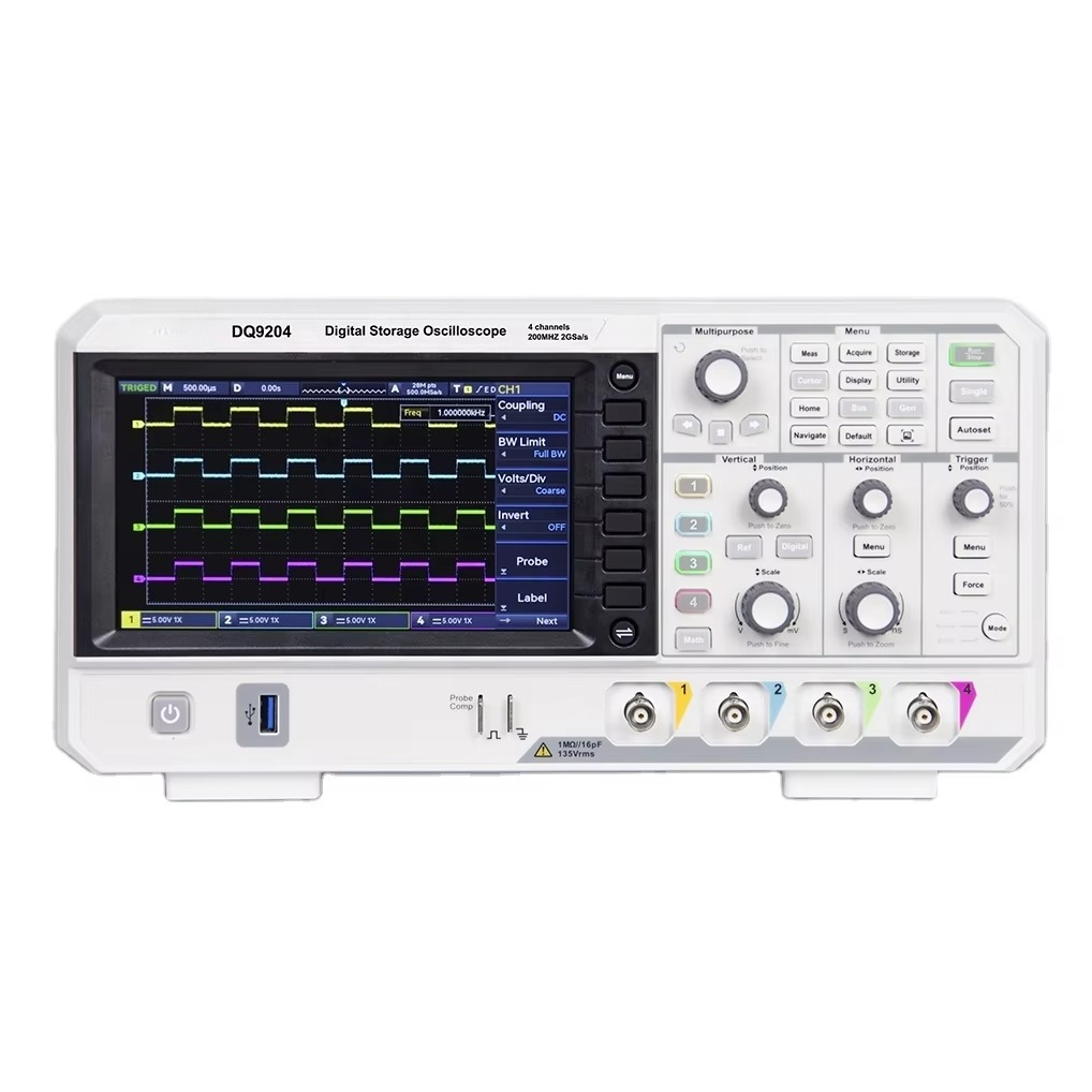 Digital Storage Oscilloscope 4 Channel 100Mhz - DQ9104 DQ9204 DIGITAL STORAGE OSCILLOSCOPE 4