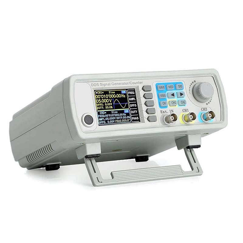 Dual Channel Arbitrary Waveform Function Generator 60Mhz - Dual Channel DDS Signal Generator Counter