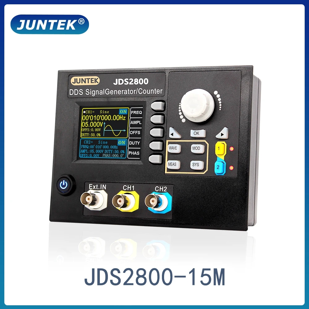 Dual Channel Arbitrary Waveform Function Generator 60Mhz - JDS2800-15M 60MHz DDS Function Signal Generator