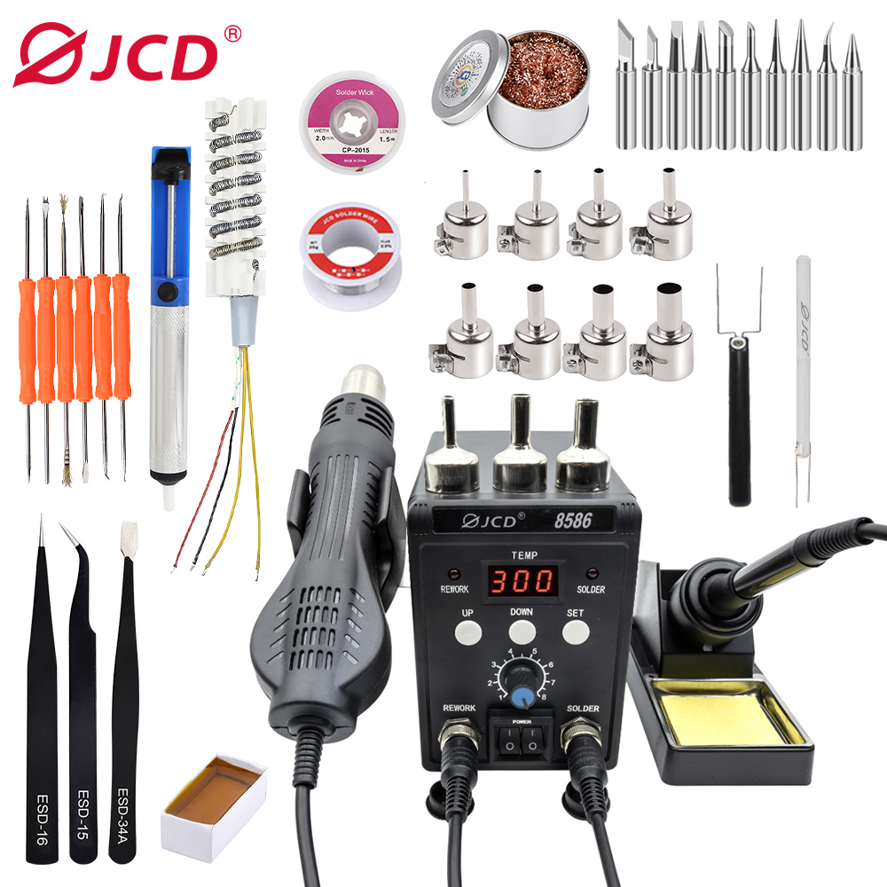Smd Rework Station Hot Air Soldering 2 In 1 - JCD 2 in 1 Soldering Station