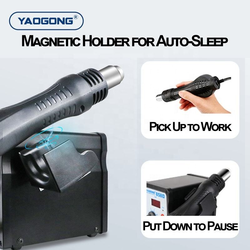 YAOGONG 8786D 2 in 1 Digital S - đánh giá và giá Smd Rework Station Hot Air Soldering 2 In 1