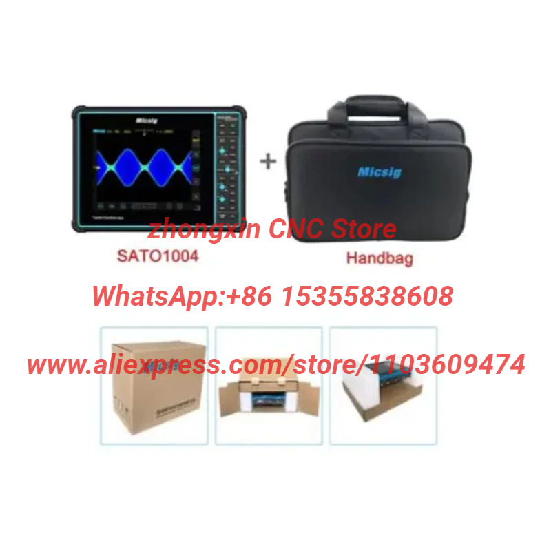 SATO1004 Micsig Automotive Tab - đánh giá và giá Handheld Tablet Oscilloscope Touchscreen 100Mhz