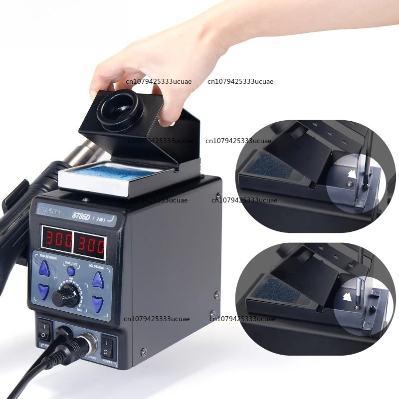 2-in-1 Rework Station 8786DI U - đánh giá và giá Smd Rework Station Hot Air Soldering 2 In 1