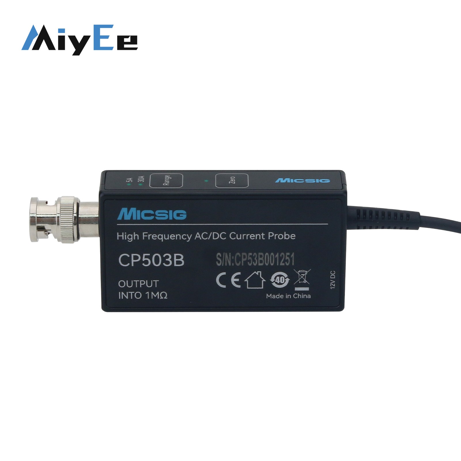 Micsig CP503B 50MHz 5A/30A Dua - đánh giá và giá Current Probe Ac Dc 50Mhz Oscilloscope