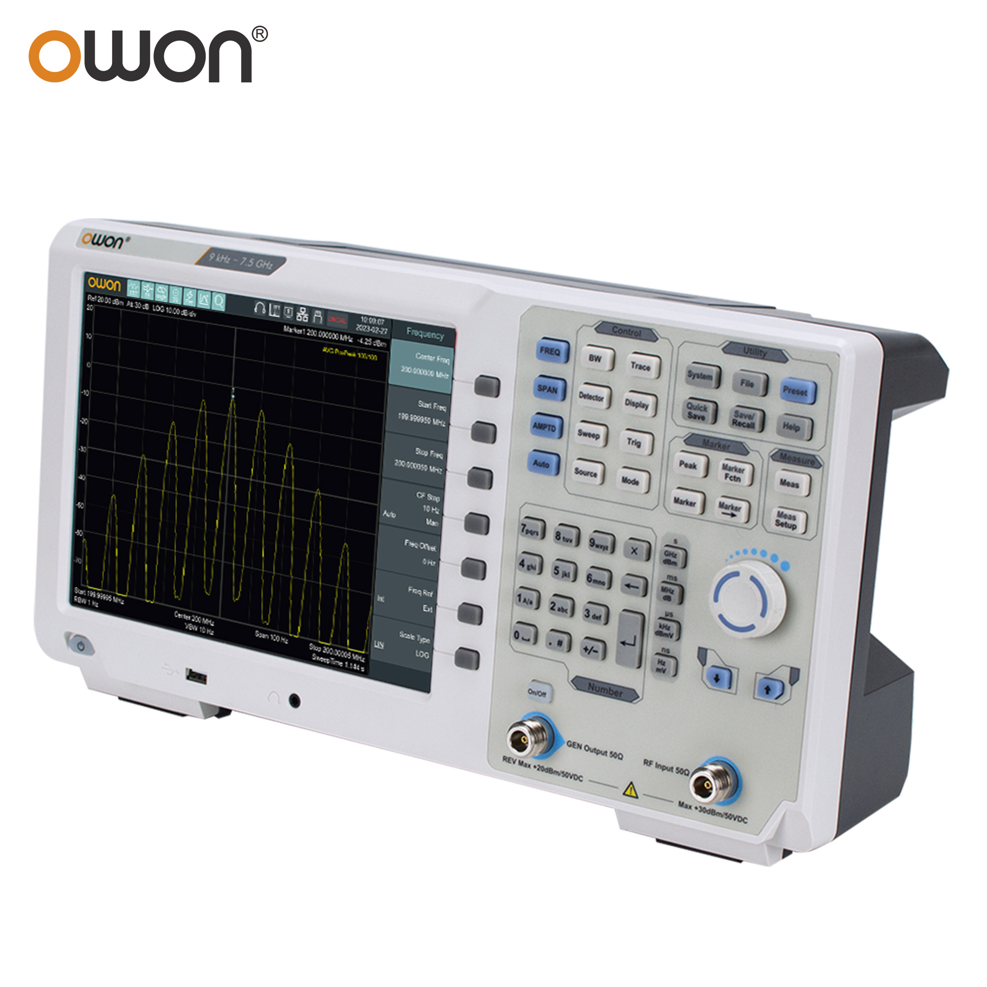 OWON XSA1015P - TG 9kHz - 1.5G - đánh giá và giá Spectrum Analyzer Tracking Generator 1.5Ghz