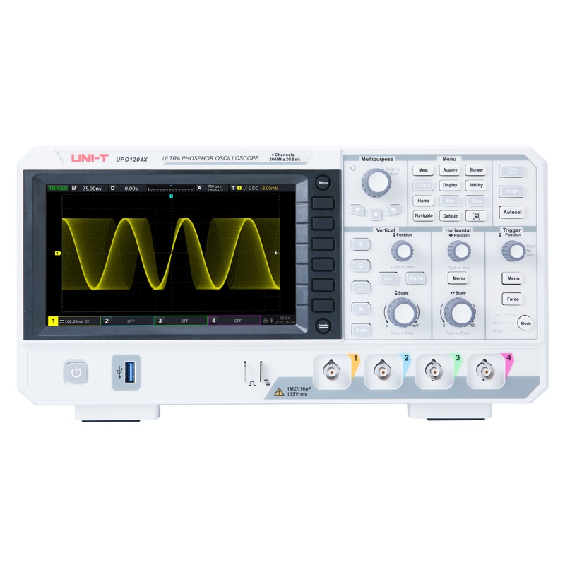 UNI-T UPO1104X 100MHz Digital  - đánh giá và giá Digital Storage Oscilloscope 4 Channel 100Mhz