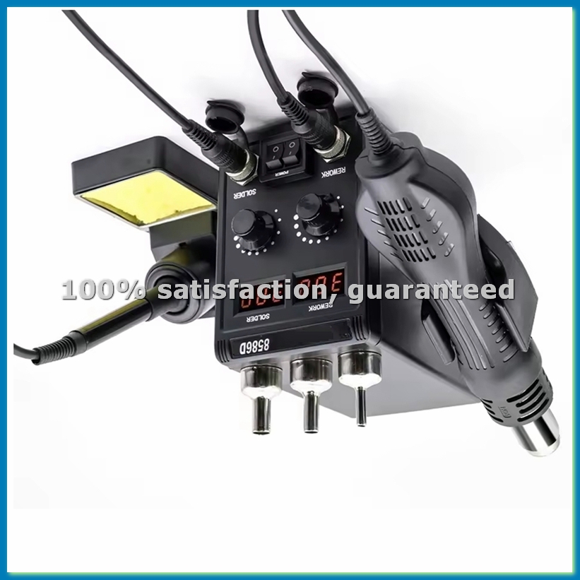 8586D SolderingStation 2in1 75 - đánh giá và giá Smd Rework Station Hot Air Soldering 2 In 1