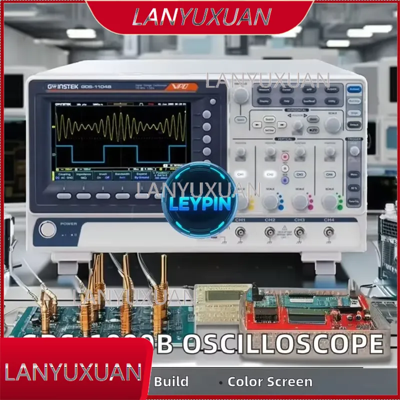 GWinstek GDS-1104B 4-Channel 1 - đánh giá và giá Digital Storage Oscilloscope 4 Channel 100Mhz