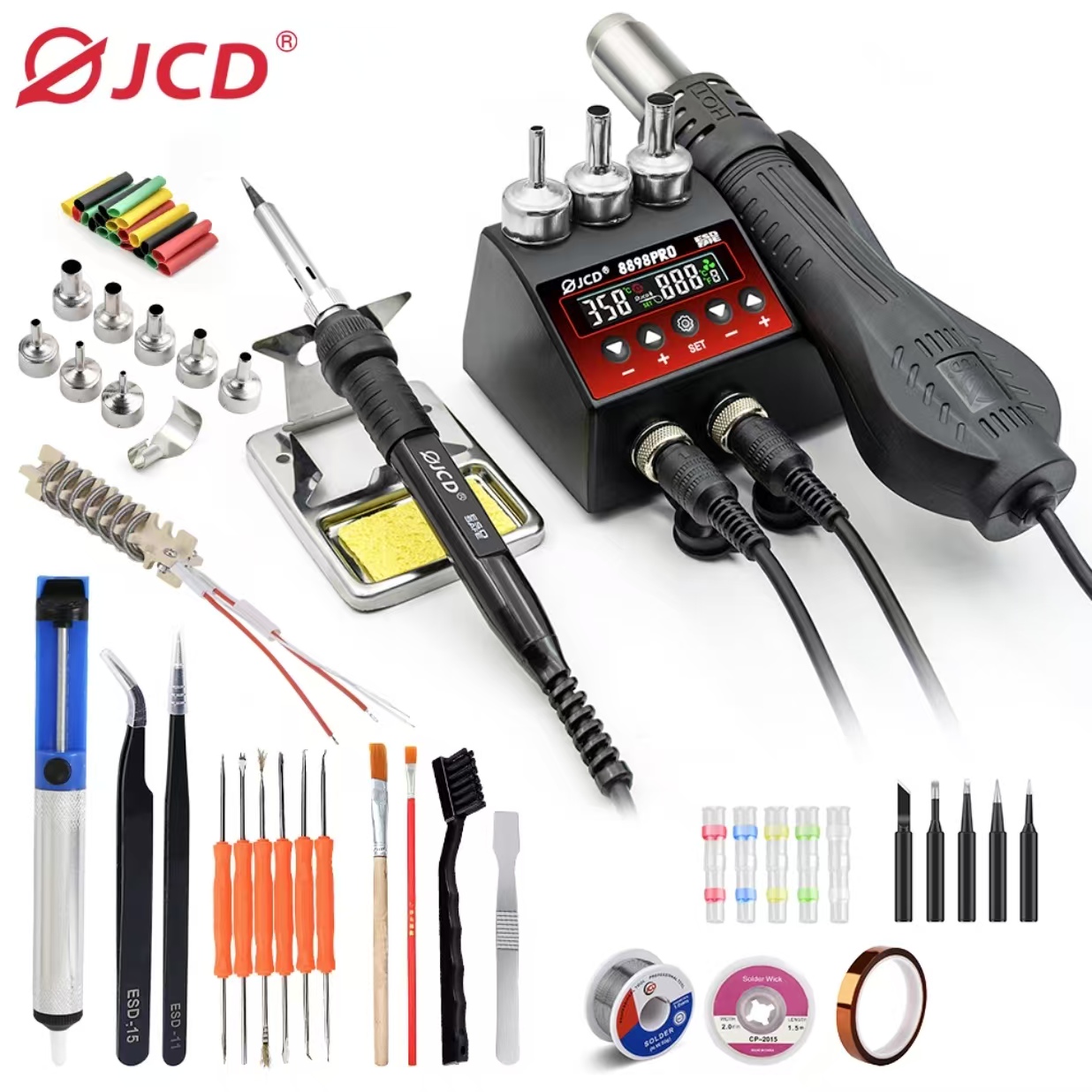 750W SMD Rework Soldering Stat - đánh giá và giá Smd Rework Station Hot Air Soldering 2 In 1