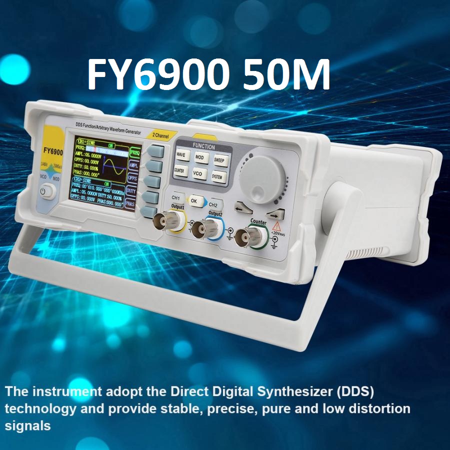 Feelelec FY6900 0-60MHz Digita - đánh giá và giá Dual Channel Arbitrary Waveform Function Generator 60Mhz