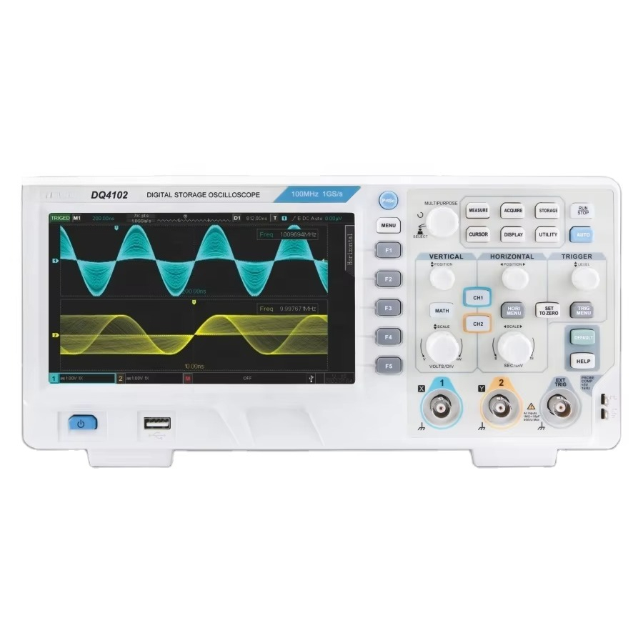 DQ9104 DQ9204 DIGITAL STORAGE  - đánh giá và giá Digital Storage Oscilloscope 4 Channel 100Mhz
