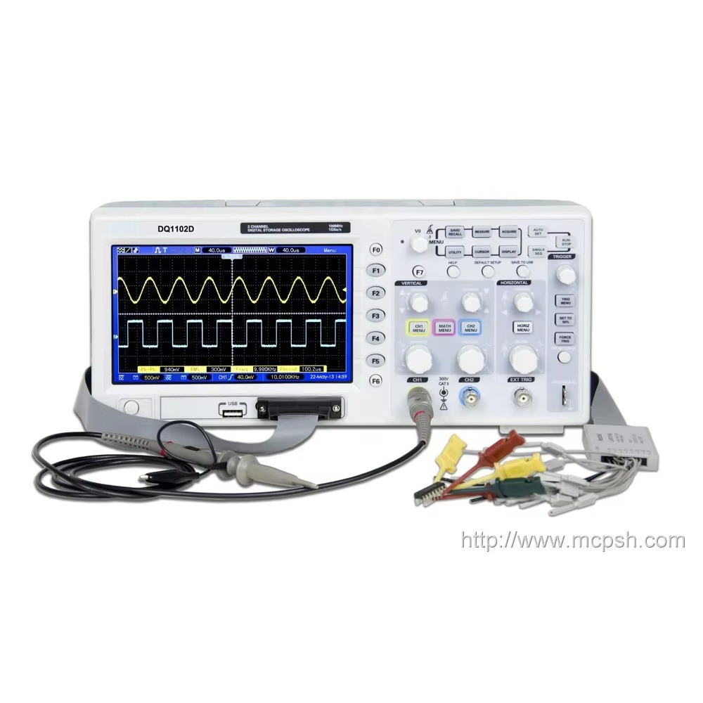 DQ9104 DQ9204 DIGITAL STORAGE  - đánh giá và giá Digital Storage Oscilloscope 4 Channel 100Mhz