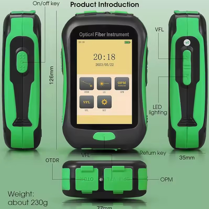 1310/1550nm Handheld Moderate  - đánh giá và giá Optical Time Domain Reflectometer Otdr 1310 1550Nm