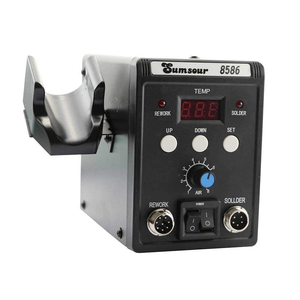 8586 700W 2 in 1 Digital Displ - đánh giá và giá Smd Rework Station Hot Air Soldering 2 In 1