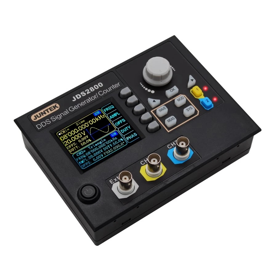 JDS2800-15M 60MHz DDS Function - đánh giá và giá Dual Channel Arbitrary Waveform Function Generator 60Mhz