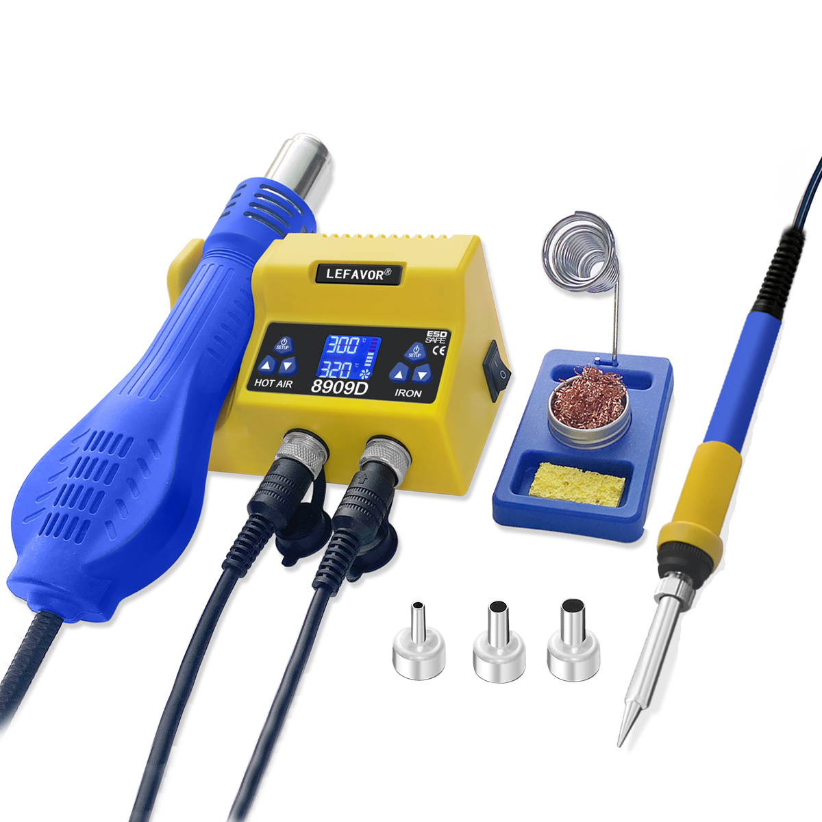 2 In 1 Digital Soldering Stati - đánh giá và giá Smd Rework Station Hot Air Soldering 2 In 1