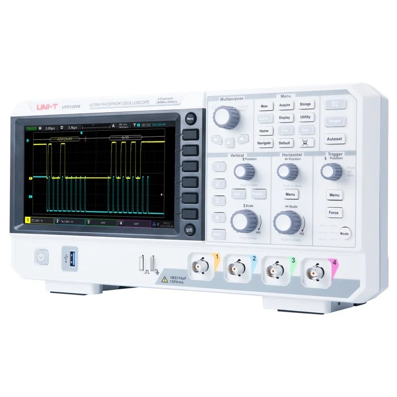 UPO1104X 100MHz Digital Oscill - đánh giá và giá Digital Storage Oscilloscope 4 Channel 100Mhz